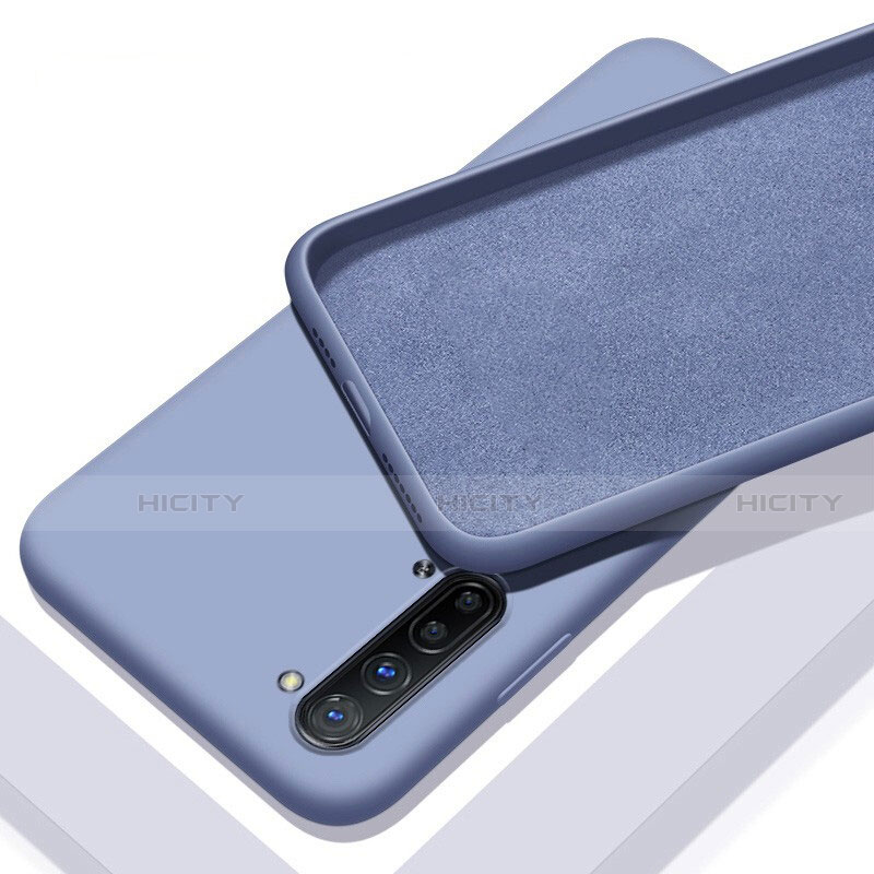 Custodia Silicone Ultra Sottile Morbida 360 Gradi Cover S01 per Oppo F15 Grigio