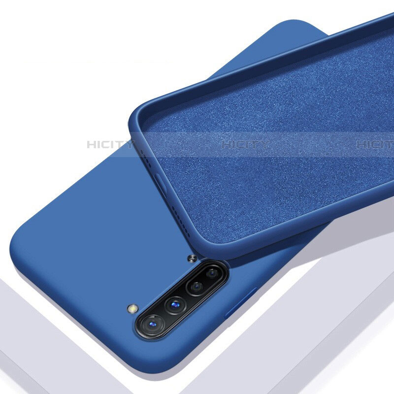 Custodia Silicone Ultra Sottile Morbida 360 Gradi Cover S01 per Oppo Reno3 Blu