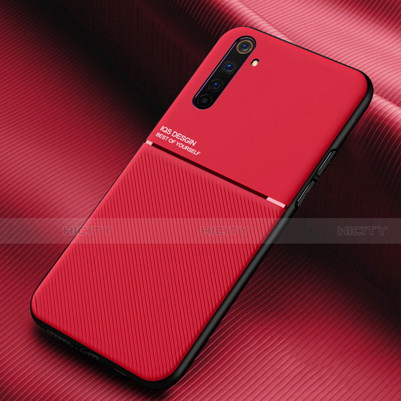 Custodia Silicone Ultra Sottile Morbida 360 Gradi Cover S01 per Realme 6 Pro Rosso