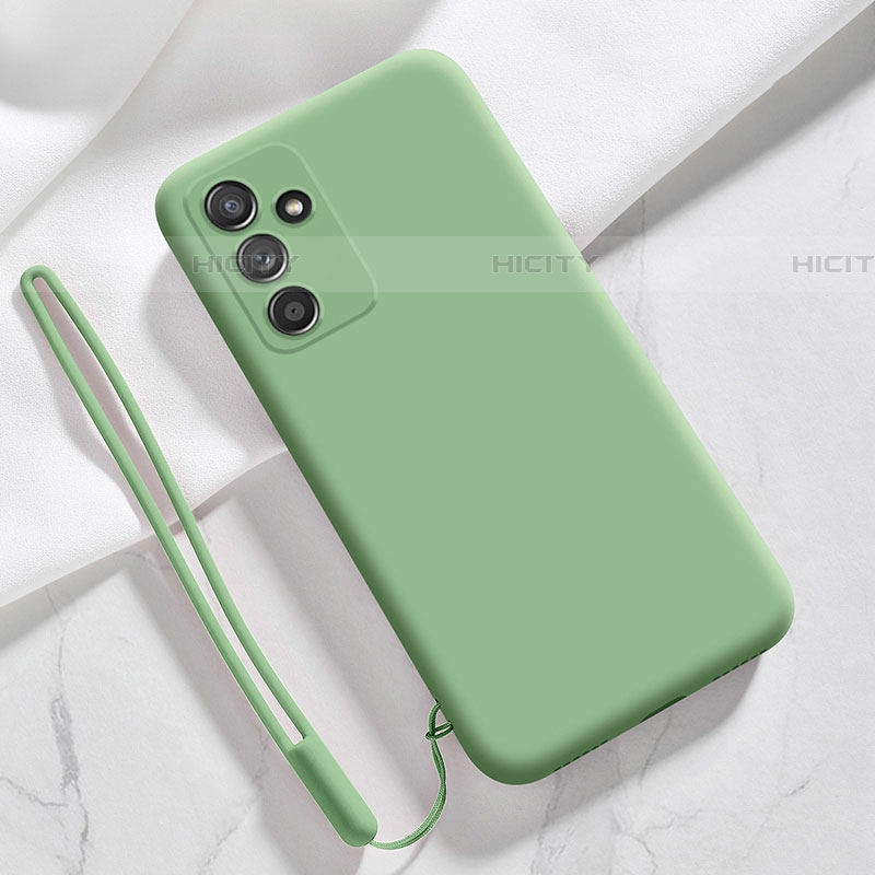 Custodia Silicone Ultra Sottile Morbida 360 Gradi Cover S01 per Samsung Galaxy F13 4G Verde Pastello