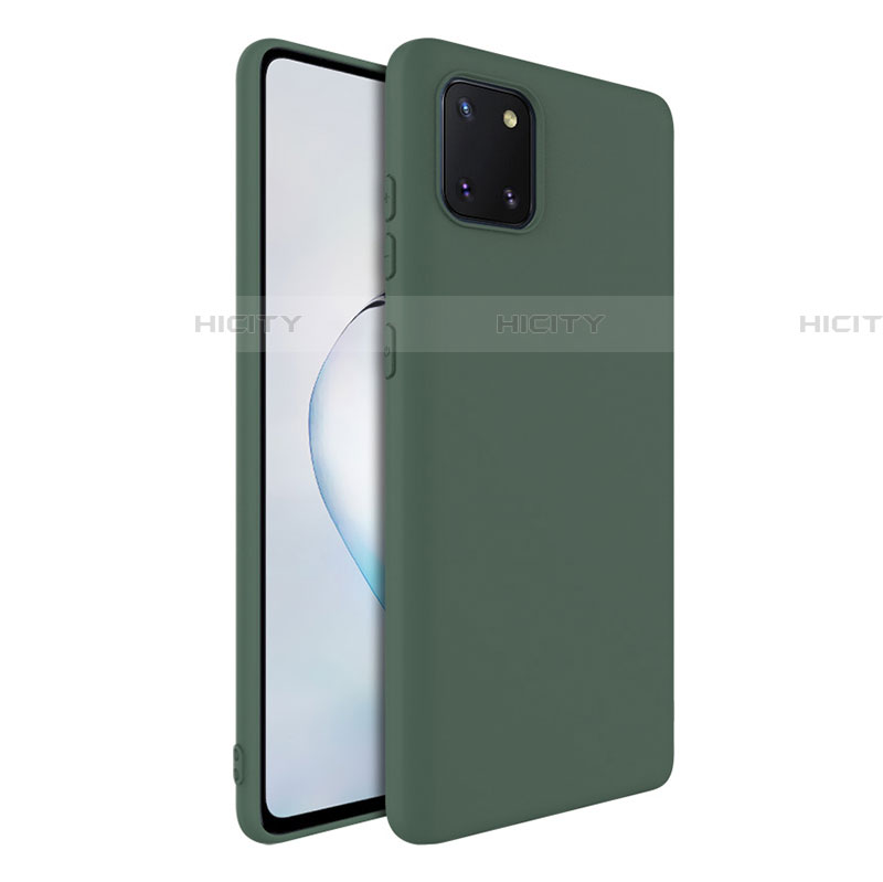 Custodia Silicone Ultra Sottile Morbida 360 Gradi Cover S01 per Samsung Galaxy M60s Verde