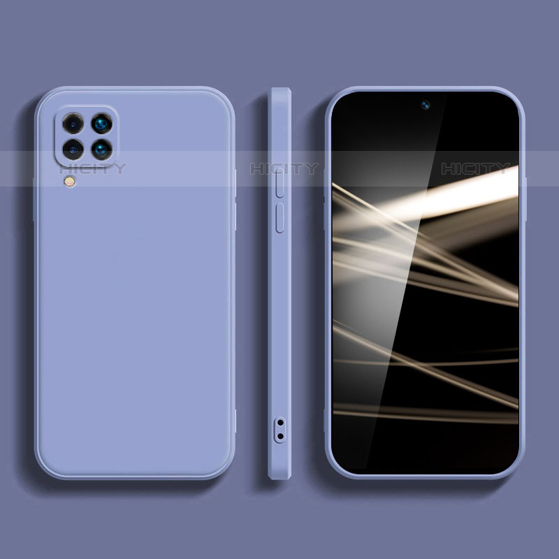 Custodia Silicone Ultra Sottile Morbida 360 Gradi Cover S01 per Samsung Galaxy M62 4G Grigio Lavanda