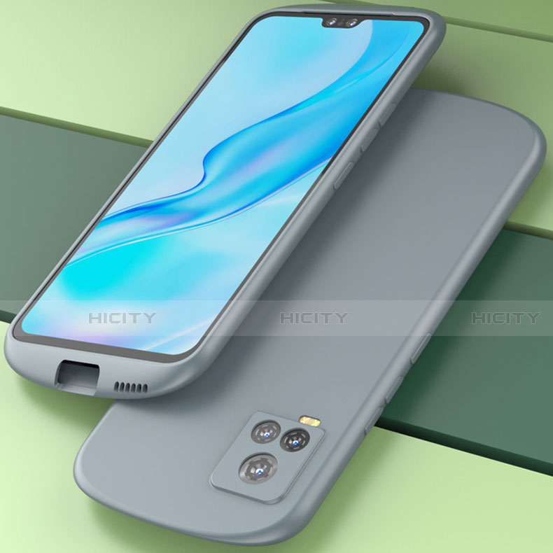 Custodia Silicone Ultra Sottile Morbida 360 Gradi Cover S01 per Vivo V20 Pro 5G Grigio