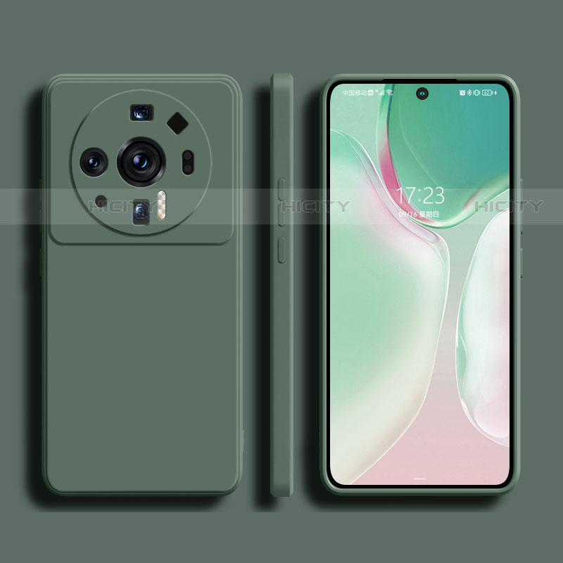 Custodia Silicone Ultra Sottile Morbida 360 Gradi Cover S01 per Xiaomi Mi 12 Ultra 5G Verde