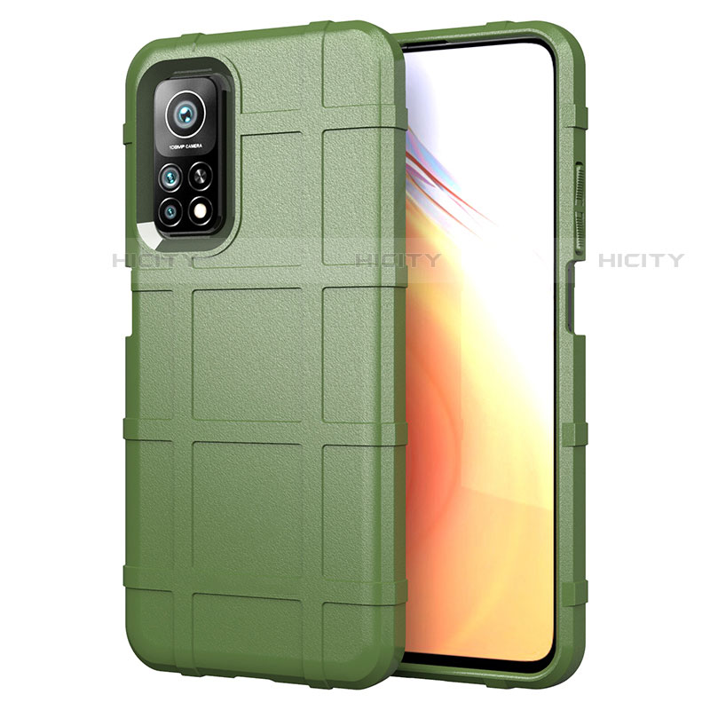 Custodia Silicone Ultra Sottile Morbida 360 Gradi Cover S01 per Xiaomi Redmi K30S 5G Verde Militare