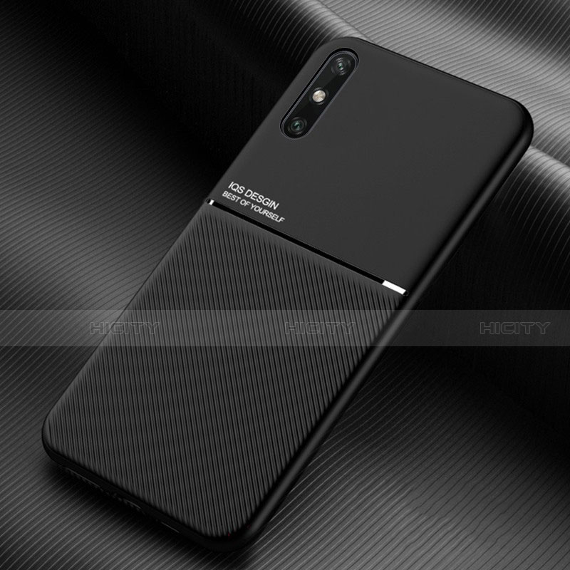 Custodia Silicone Ultra Sottile Morbida 360 Gradi Cover S02 per Huawei Enjoy 10e Nero