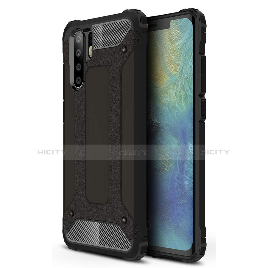 Custodia Silicone Ultra Sottile Morbida 360 Gradi Cover S02 per Huawei P30 Pro New Edition Nero