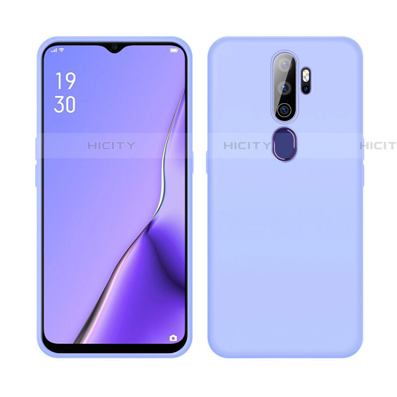 Custodia Silicone Ultra Sottile Morbida 360 Gradi Cover S02 per Oppo A11 Viola