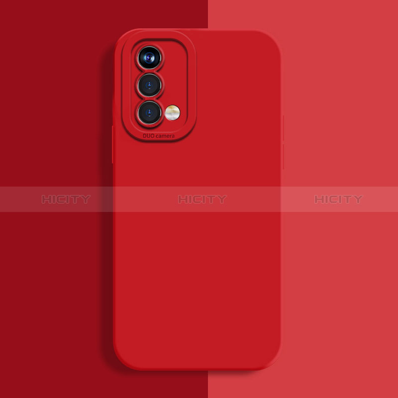 Custodia Silicone Ultra Sottile Morbida 360 Gradi Cover S02 per Oppo A54 5G Rosso