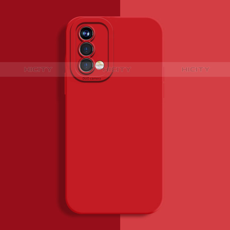 Custodia Silicone Ultra Sottile Morbida 360 Gradi Cover S02 per Oppo A93 5G Rosso