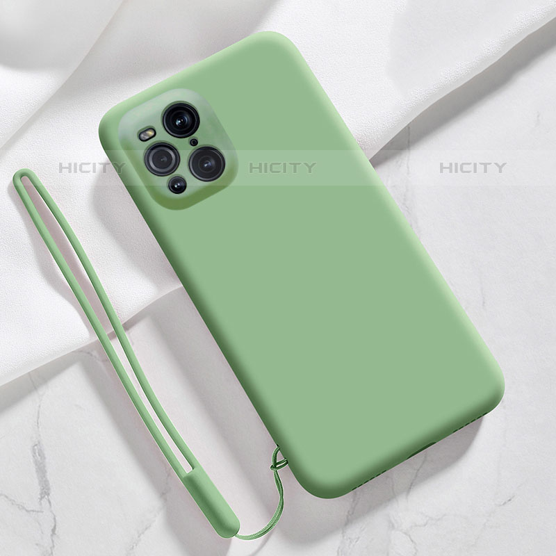 Custodia Silicone Ultra Sottile Morbida 360 Gradi Cover S02 per Oppo Find X3 Pro 5G