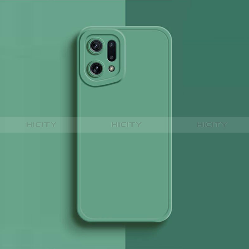 Custodia Silicone Ultra Sottile Morbida 360 Gradi Cover S02 per Oppo Find X5 5G