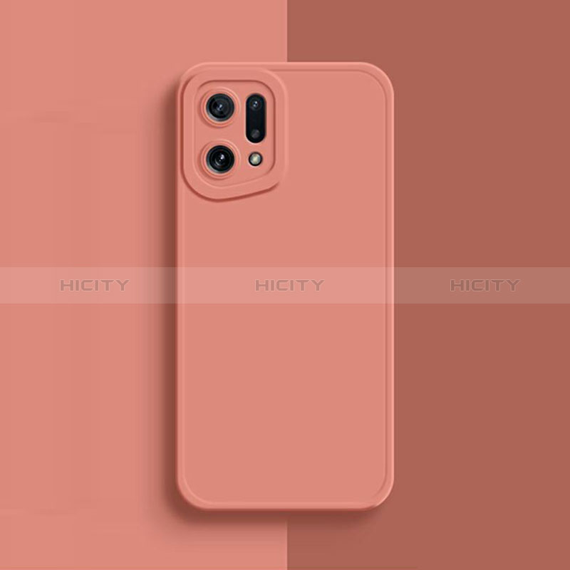 Custodia Silicone Ultra Sottile Morbida 360 Gradi Cover S02 per Oppo Find X5 5G