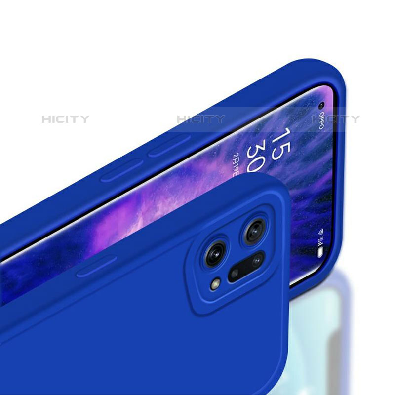 Custodia Silicone Ultra Sottile Morbida 360 Gradi Cover S02 per Oppo Find X5 Pro 5G