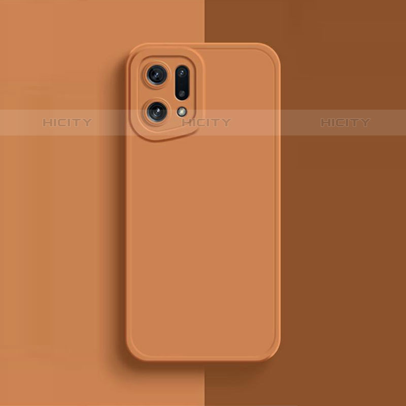 Custodia Silicone Ultra Sottile Morbida 360 Gradi Cover S02 per Oppo Find X5 Pro 5G