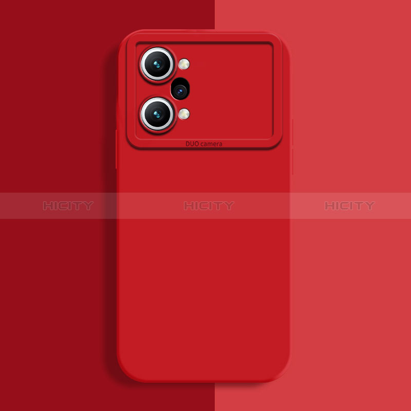 Custodia Silicone Ultra Sottile Morbida 360 Gradi Cover S02 per Oppo K10 Pro 5G Rosso