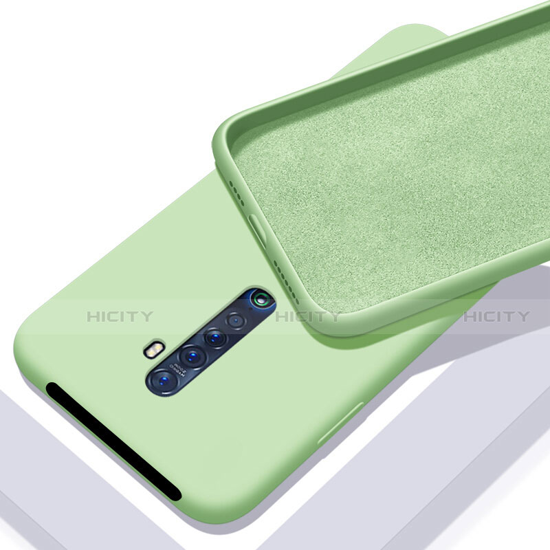 Custodia Silicone Ultra Sottile Morbida 360 Gradi Cover S02 per Oppo Reno2 Verde