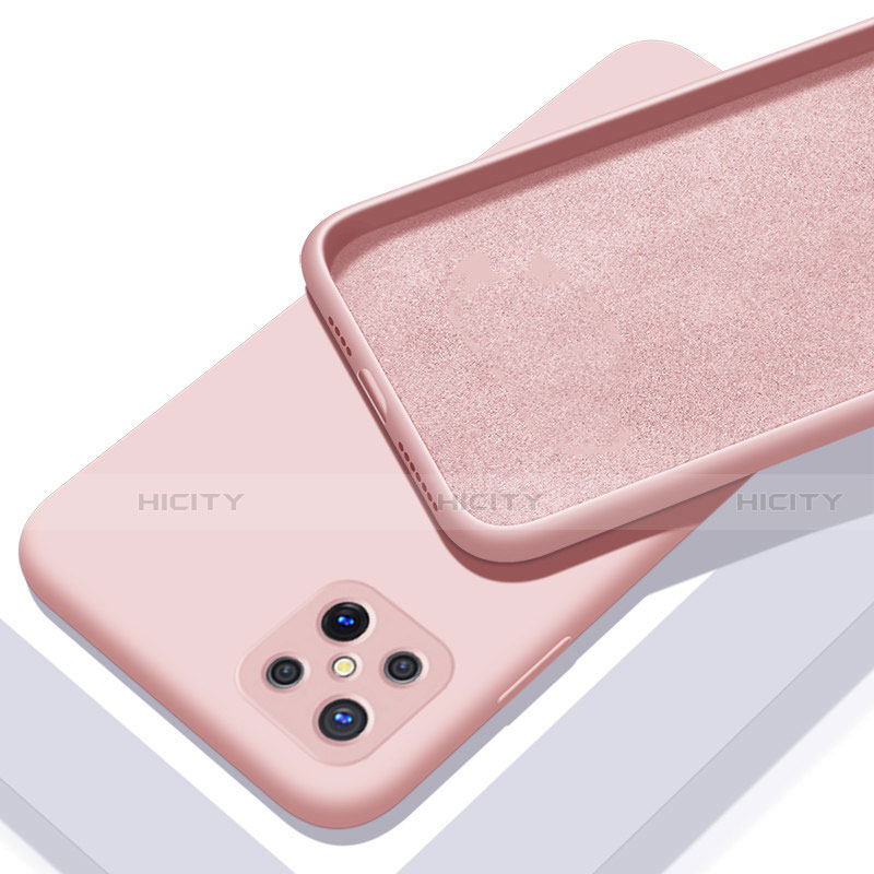 Custodia Silicone Ultra Sottile Morbida 360 Gradi Cover S02 per Oppo Reno4 Z 5G Rosa