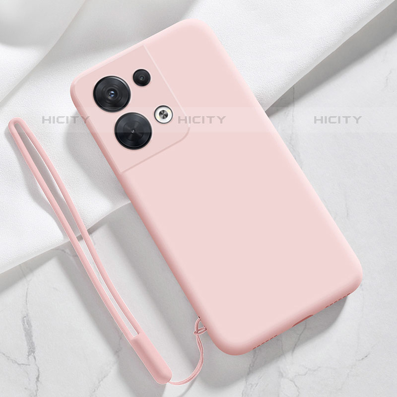 Custodia Silicone Ultra Sottile Morbida 360 Gradi Cover S02 per Oppo Reno8 5G