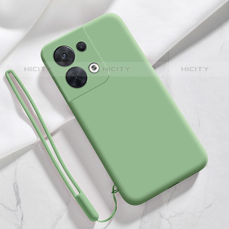 Custodia Silicone Ultra Sottile Morbida 360 Gradi Cover S02 per Oppo Reno8 Pro 5G