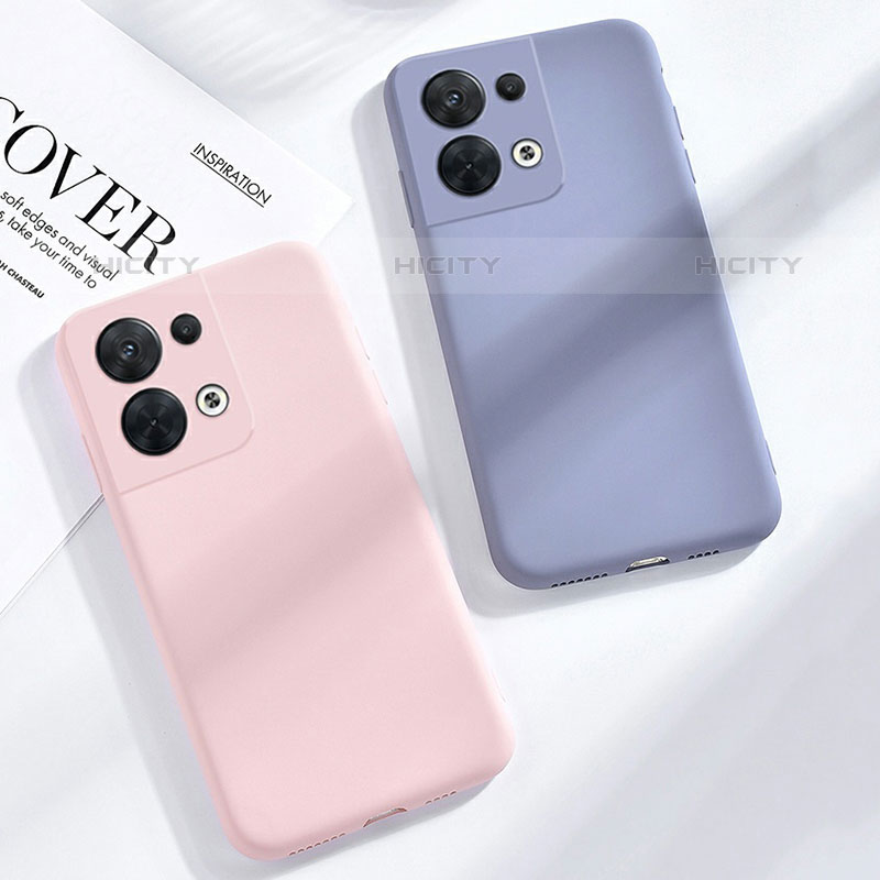 Custodia Silicone Ultra Sottile Morbida 360 Gradi Cover S02 per Oppo Reno9 5G