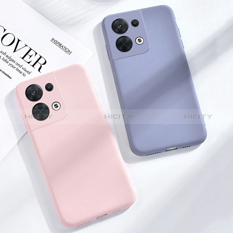 Custodia Silicone Ultra Sottile Morbida 360 Gradi Cover S02 per Oppo Reno9 Pro+ Plus 5G