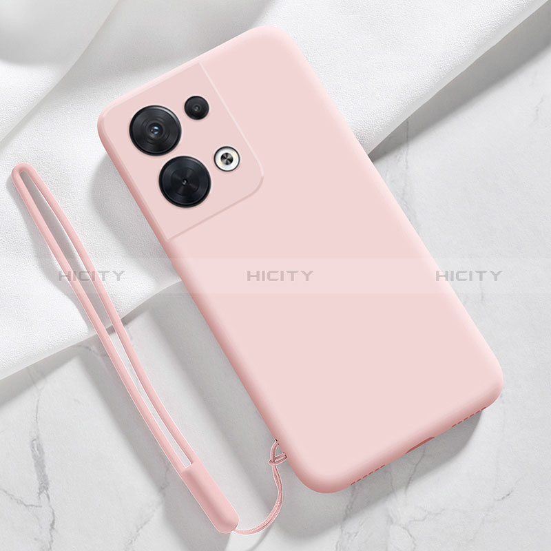 Custodia Silicone Ultra Sottile Morbida 360 Gradi Cover S02 per Oppo Reno9 Pro+ Plus 5G