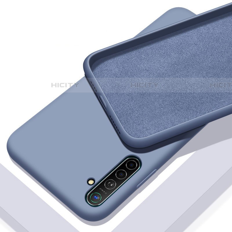 Custodia Silicone Ultra Sottile Morbida 360 Gradi Cover S02 per Realme XT Grigio