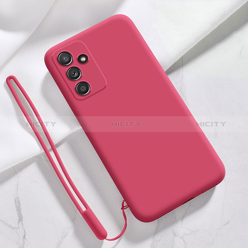 Custodia Silicone Ultra Sottile Morbida 360 Gradi Cover S02 per Samsung Galaxy A04s Rosso