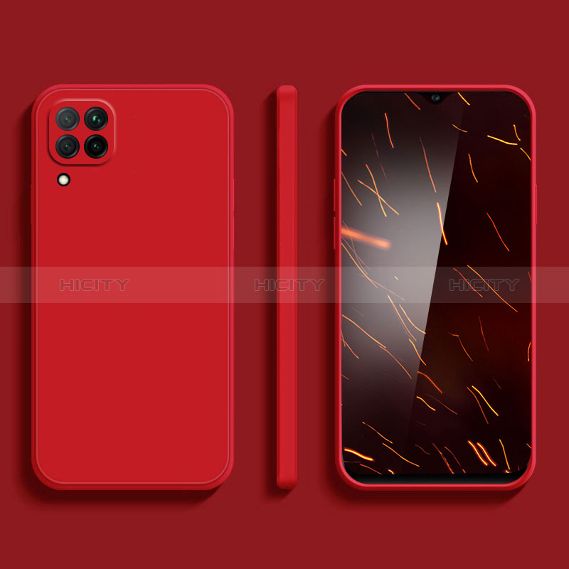 Custodia Silicone Ultra Sottile Morbida 360 Gradi Cover S02 per Samsung Galaxy A12 5G Rosso