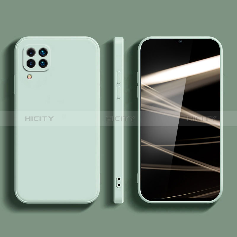 Custodia Silicone Ultra Sottile Morbida 360 Gradi Cover S02 per Samsung Galaxy A12 5G Verde Pastello