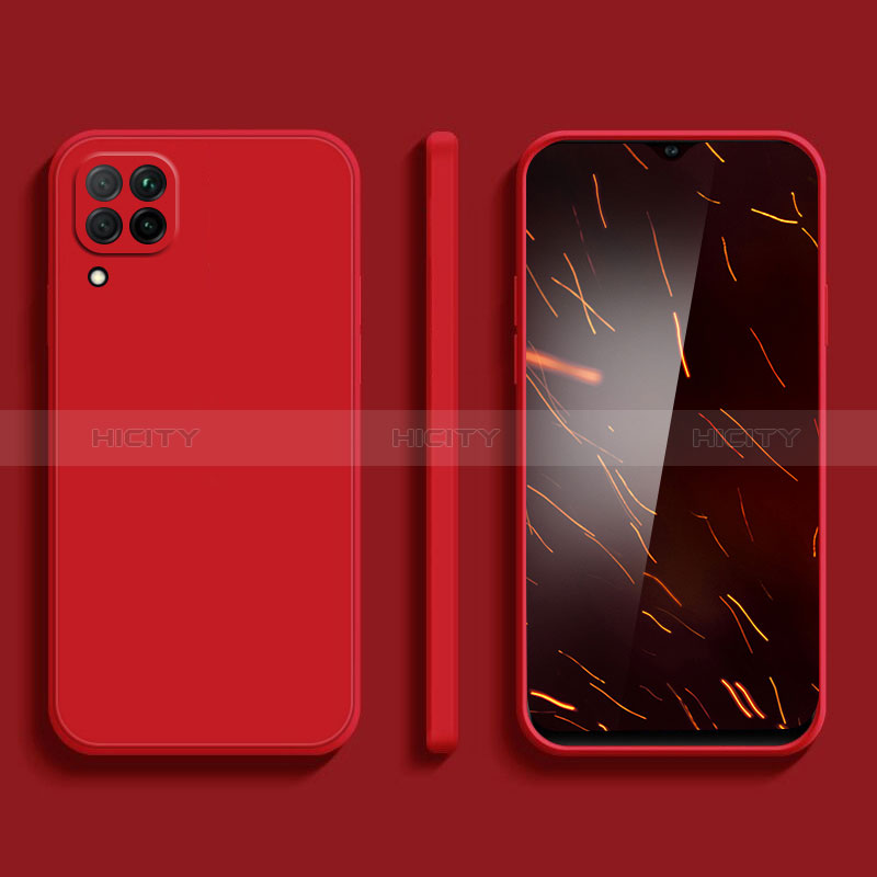 Custodia Silicone Ultra Sottile Morbida 360 Gradi Cover S02 per Samsung Galaxy M12 Rosso