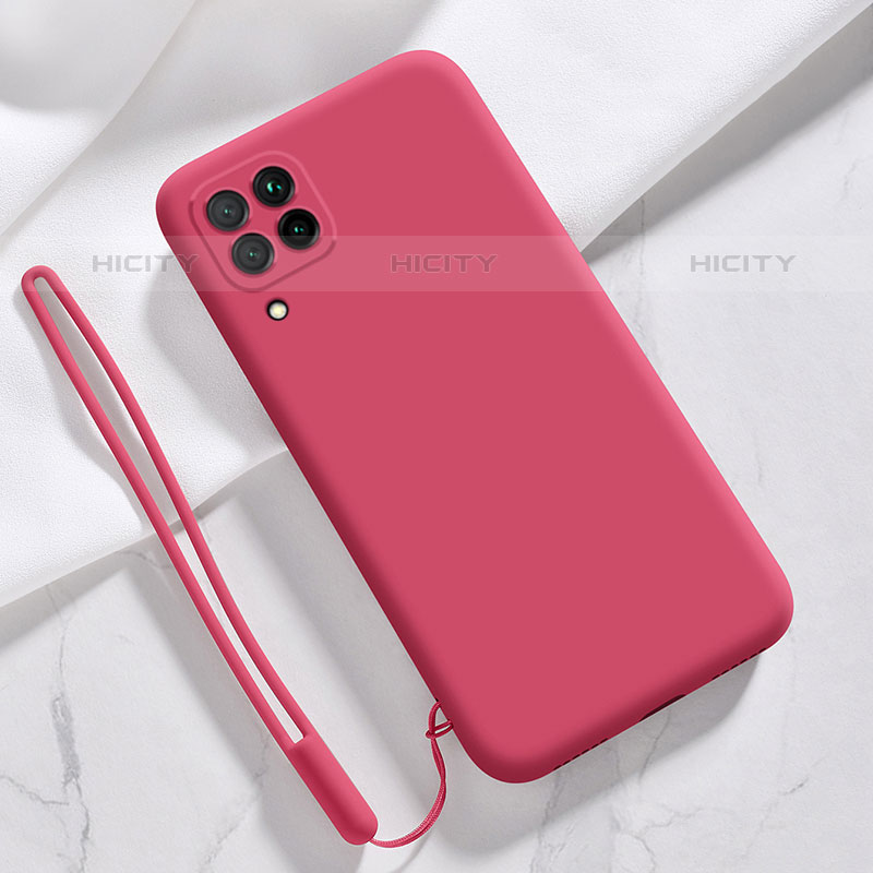 Custodia Silicone Ultra Sottile Morbida 360 Gradi Cover S02 per Samsung Galaxy M22 4G Rosa Caldo