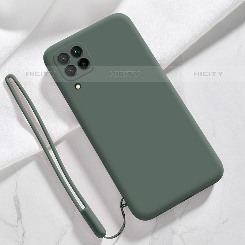 Custodia Silicone Ultra Sottile Morbida 360 Gradi Cover S02 per Samsung Galaxy M32 4G Verde Notte