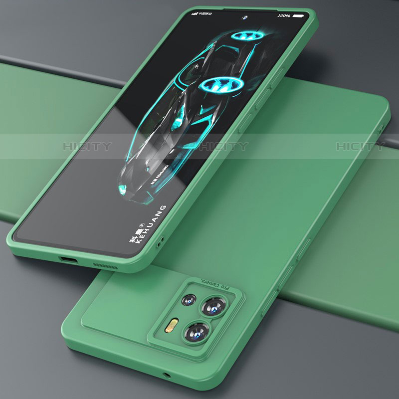 Custodia Silicone Ultra Sottile Morbida 360 Gradi Cover S02 per Vivo iQOO 9 Pro 5G Verde