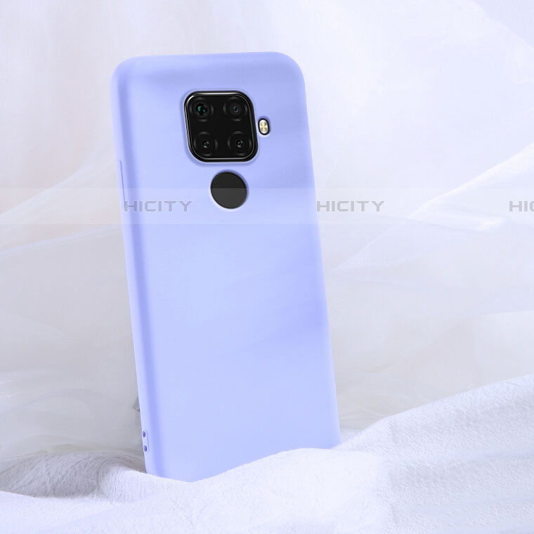 Custodia Silicone Ultra Sottile Morbida 360 Gradi Cover S03 per Huawei Mate 30 Lite Viola