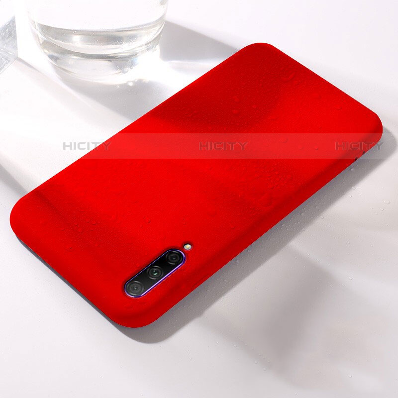 Custodia Silicone Ultra Sottile Morbida 360 Gradi Cover S03 per Huawei P Smart Pro (2019) Rosso