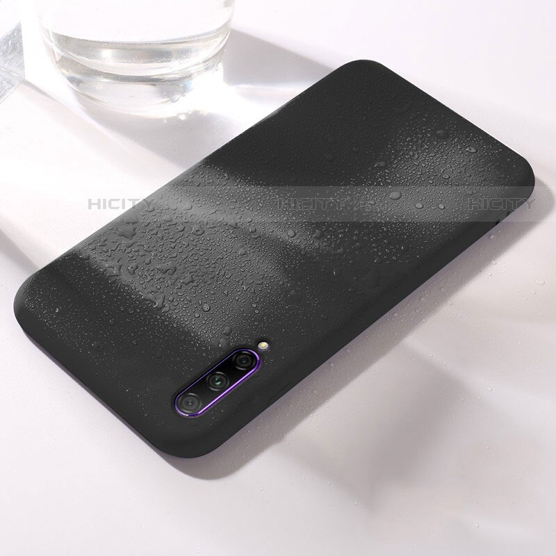 Custodia Silicone Ultra Sottile Morbida 360 Gradi Cover S03 per Huawei Y9s Nero