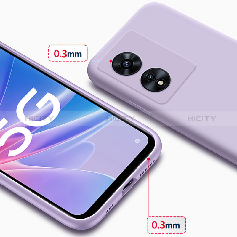 Custodia Silicone Ultra Sottile Morbida 360 Gradi Cover S03 per Oppo A1 Pro 5G