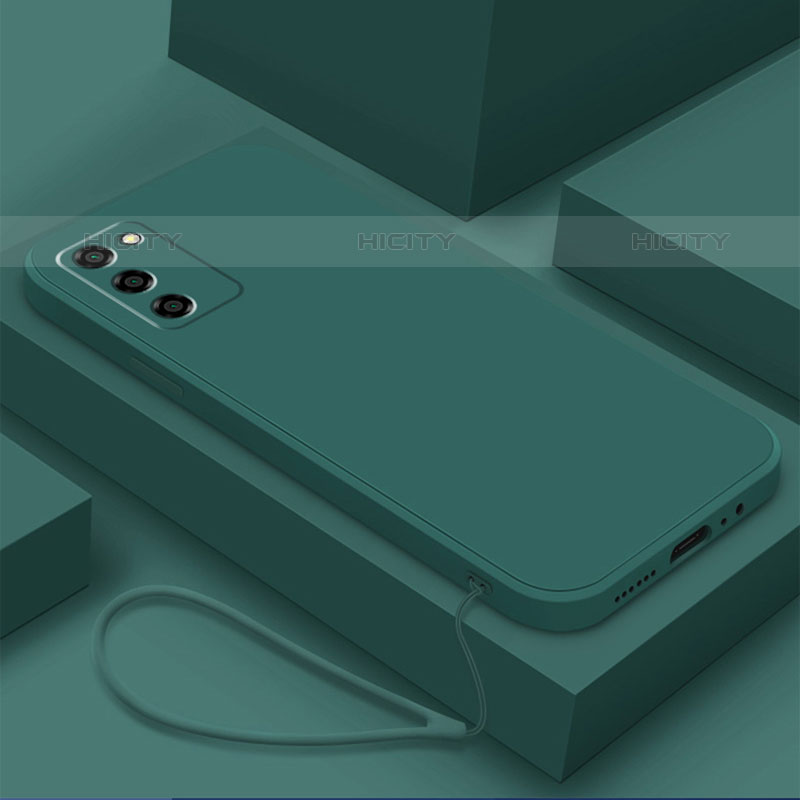 Custodia Silicone Ultra Sottile Morbida 360 Gradi Cover S03 per Oppo A53s 5G Verde Notte