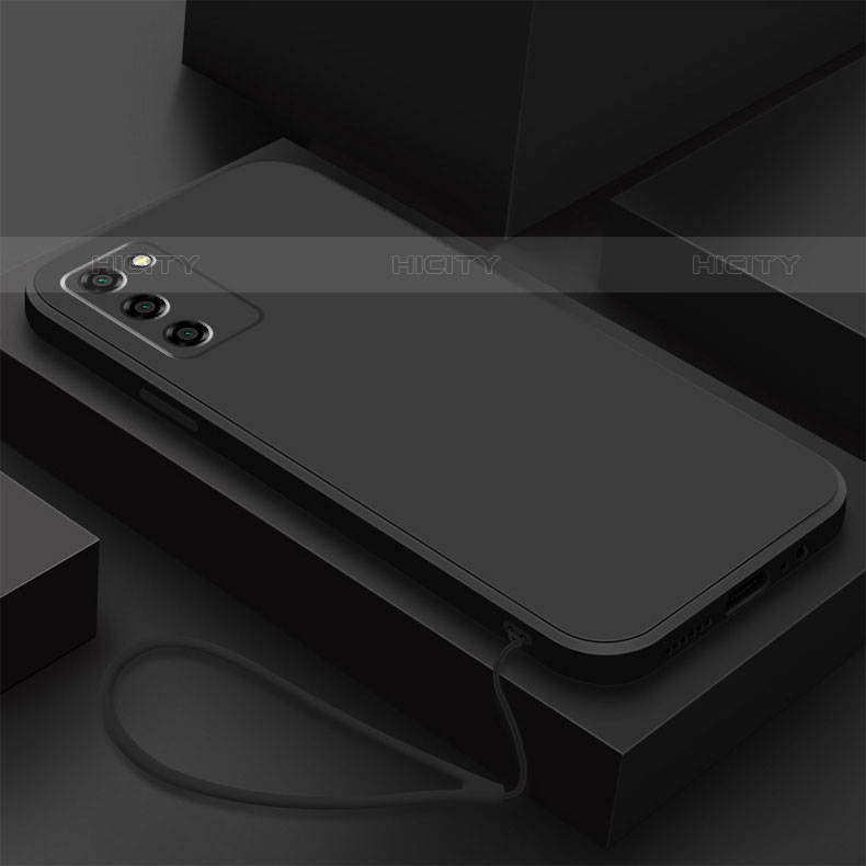 Custodia Silicone Ultra Sottile Morbida 360 Gradi Cover S03 per Oppo A55 5G Nero