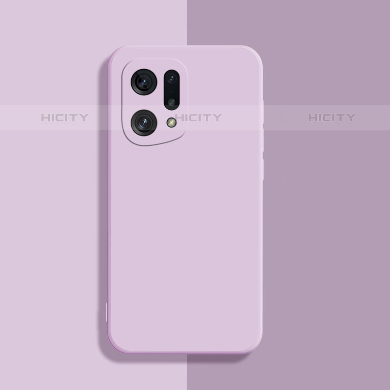 Custodia Silicone Ultra Sottile Morbida 360 Gradi Cover S03 per Oppo Find X5 Pro 5G