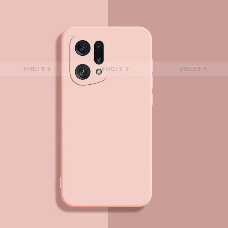 Custodia Silicone Ultra Sottile Morbida 360 Gradi Cover S03 per Oppo Find X5 Pro 5G