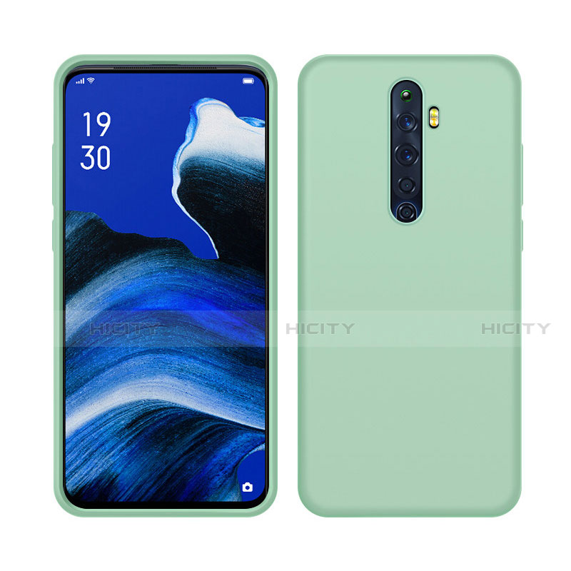 Custodia Silicone Ultra Sottile Morbida 360 Gradi Cover S03 per Oppo Reno2 Z Verde