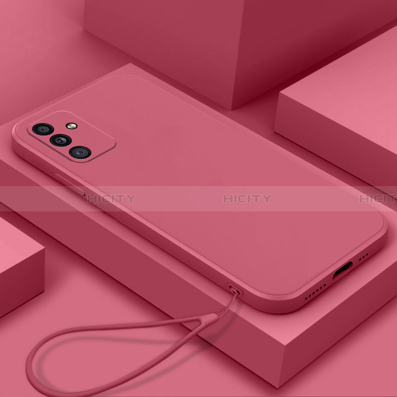 Custodia Silicone Ultra Sottile Morbida 360 Gradi Cover S03 per Samsung Galaxy A14 5G Rosa Caldo