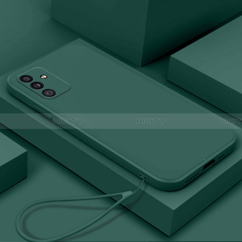 Custodia Silicone Ultra Sottile Morbida 360 Gradi Cover S03 per Samsung Galaxy A14 5G Verde Notte
