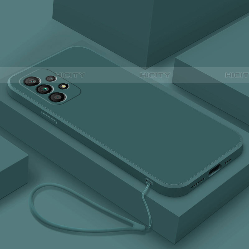 Custodia Silicone Ultra Sottile Morbida 360 Gradi Cover S03 per Samsung Galaxy A53 5G Verde