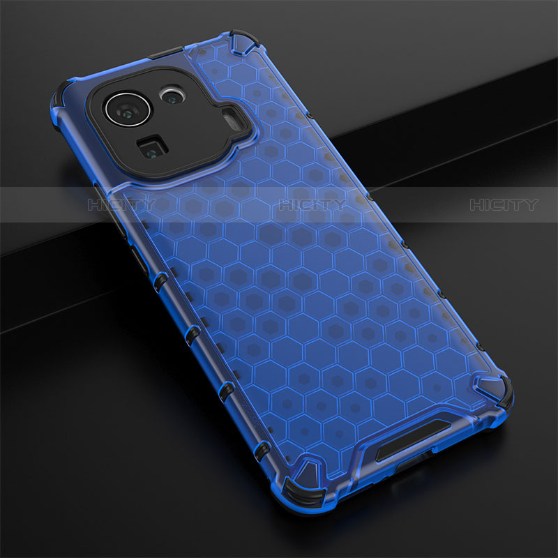 Custodia Silicone Ultra Sottile Morbida 360 Gradi Cover S03 per Xiaomi Mi 11 Pro 5G Blu