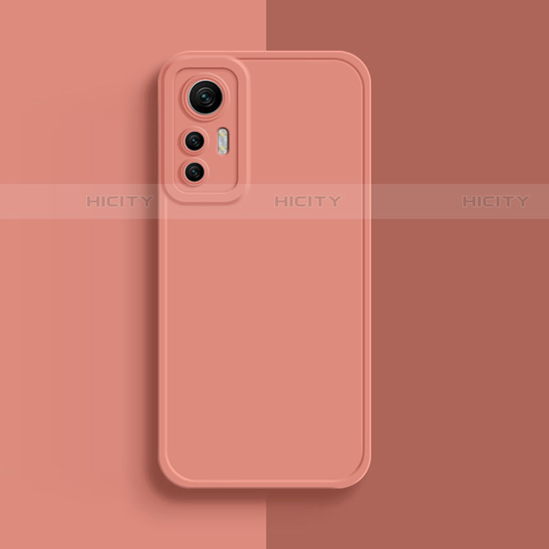 Custodia Silicone Ultra Sottile Morbida 360 Gradi Cover S03 per Xiaomi Mi 12 Pro 5G Rosa