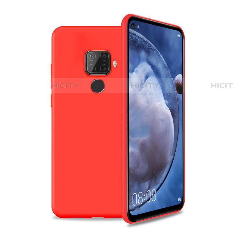 Custodia Silicone Ultra Sottile Morbida 360 Gradi Cover S04 per Huawei Nova 5i Pro Rosso